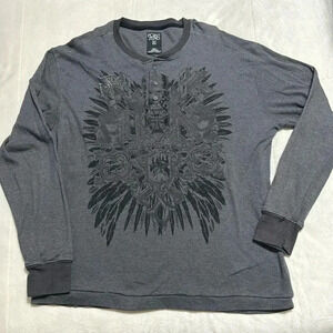 Point Zero Skull Cross Wing Grunge Cyber Thermal